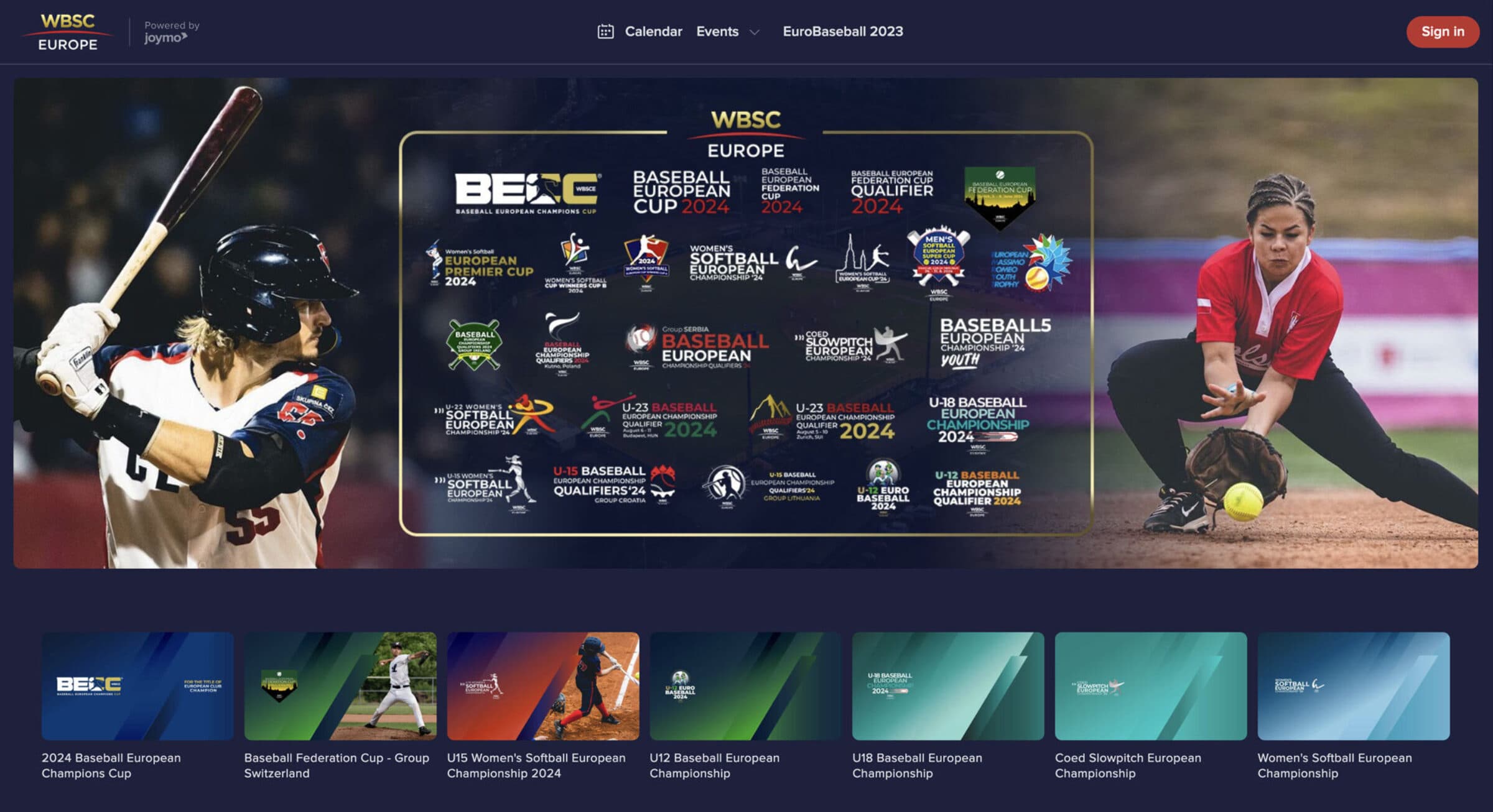 Baseballeurope tv