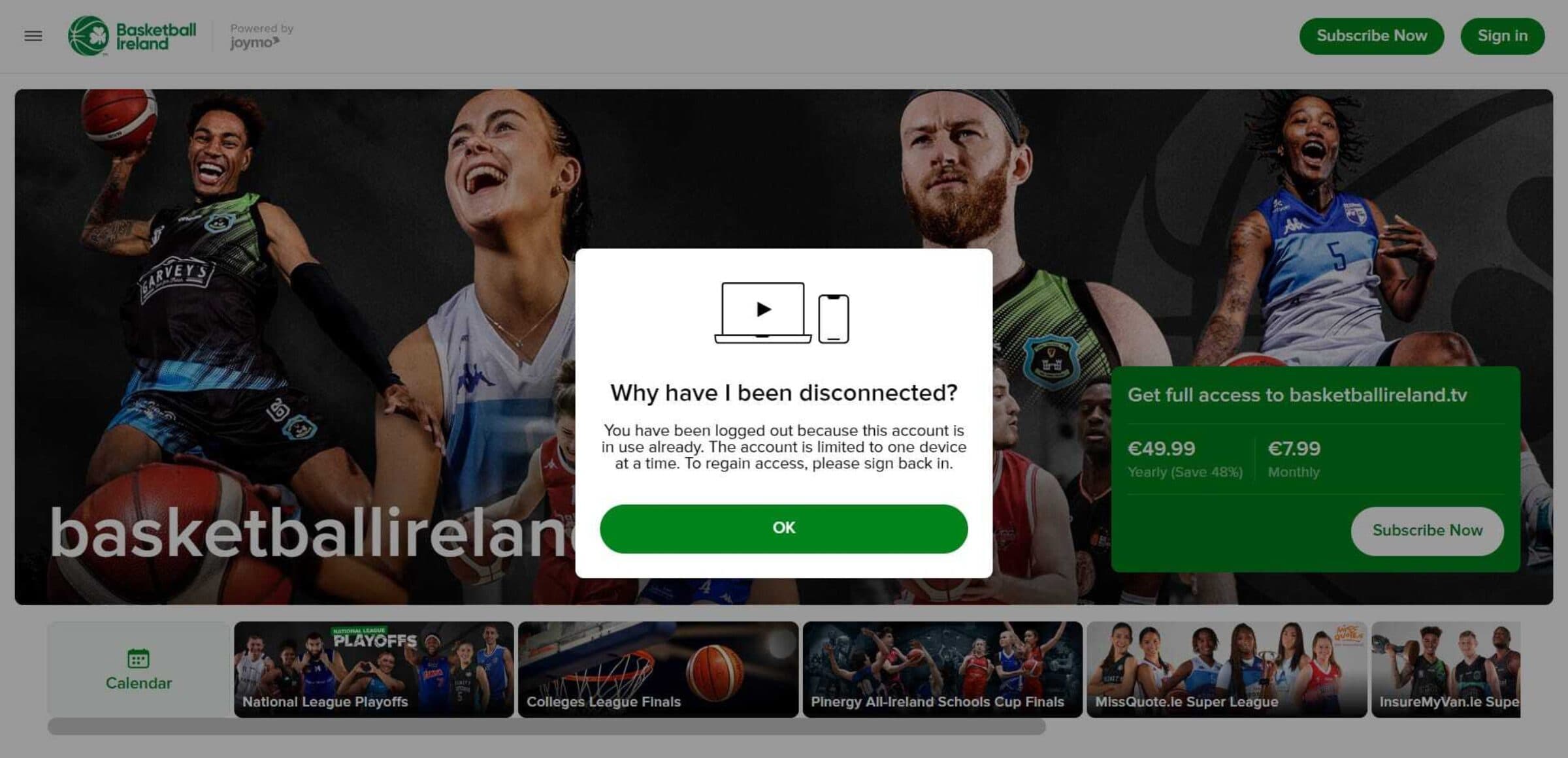 User Disconnect