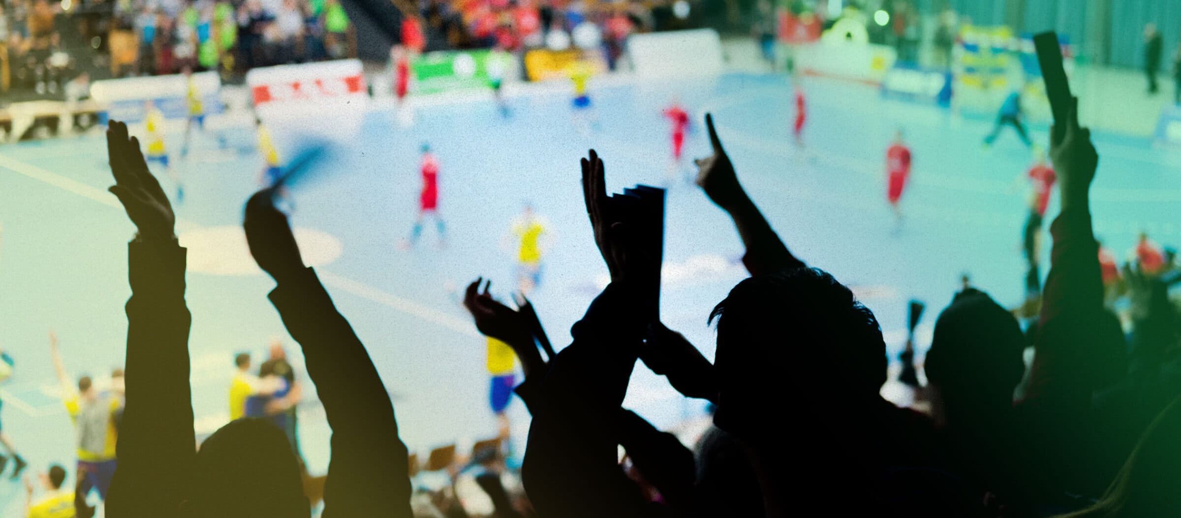 Fans cheering