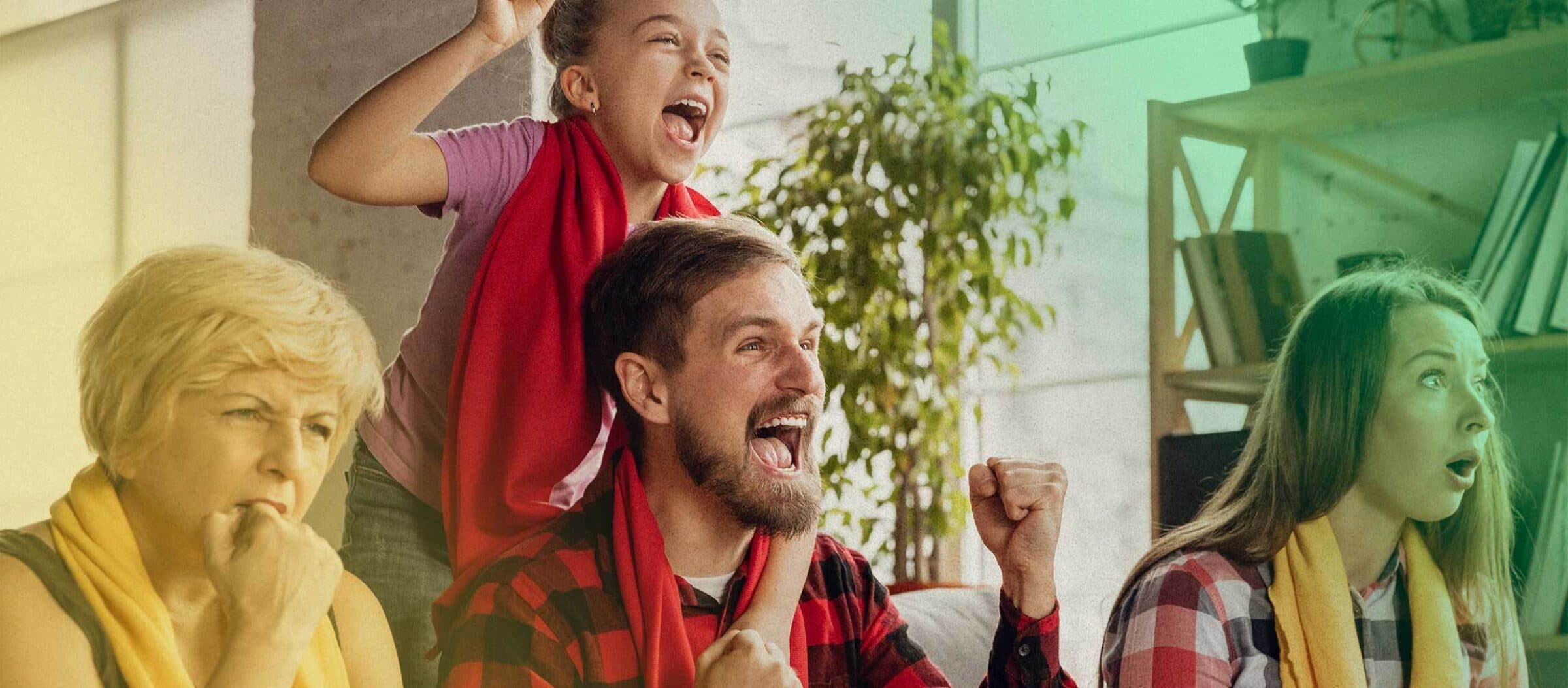 Fans watching at home 3