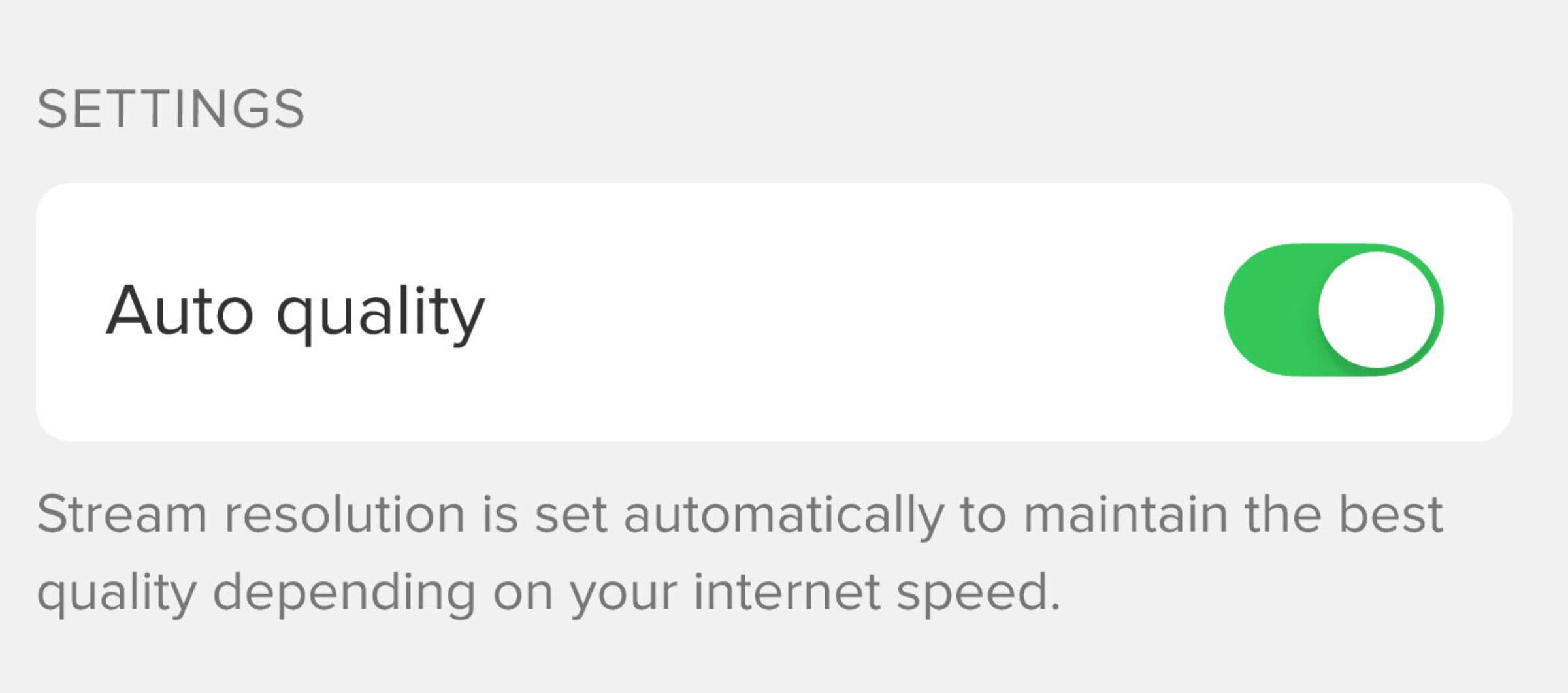 Manual Bitrate