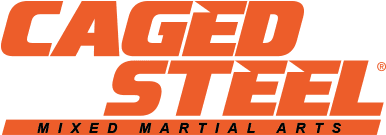 Caged steel mma website logo